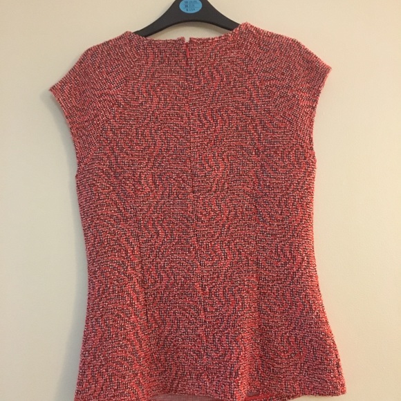 Work Chic Red Top - Picture 2 of 3